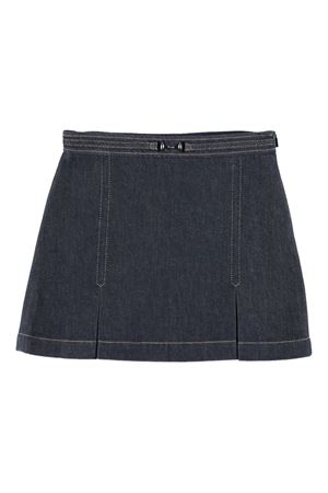 gonna in cotone denim GUCCI KIDS | 827450XDDCP4100